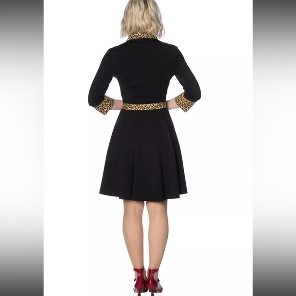 Unique Vintage Banned Retro Cheetah Dress - Picture 4 of 11